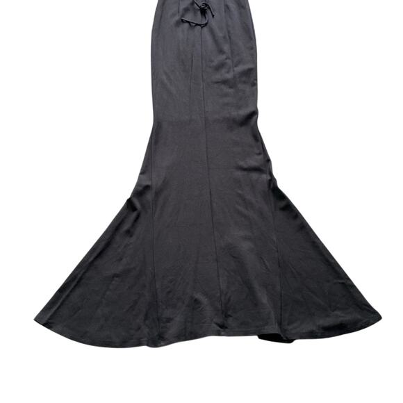 LOVERS + FRIENDS Maxi Dress Womens Sz XS Black Lace Up Back Sleeveless - Picture 6 of 7